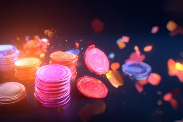 A stylish woman beside vibrant slot machines displaying glowing sevens, showcasing the variety of top slots at 7Z778.